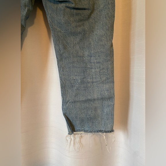 Topshop Raw Hem Crop Straight Jeans (Petite) - Picture 5 of 12